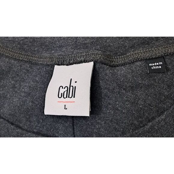 Cabi Womens Large Soft Stretch Knit Flare CASUAL EVERYDAY day dress Gray - Picture 6 of 8